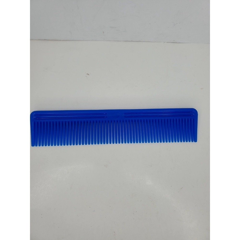 Vintage Stone & Stone 9 inch Blue‎ Hard Plastic Comb